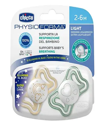 پستانک 2-6ماه ارتودنسی چیکو مدل Comfort بسته 2 عددی