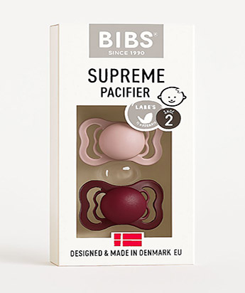 پستانک +6ماه سربادامی بیبس مدل Supreme Pacifier سایز 2
