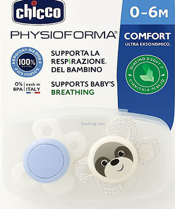پستانک 0-6ماه ارتودنسی چیکو مدل Comfort بسته 2 عددی
