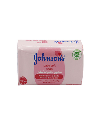 صابون کودک جانسون مدل Baby Soft وزن 125 گرم