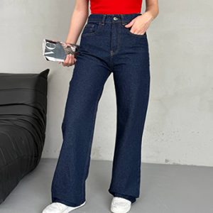 شلوار جین نیم بگ 301002